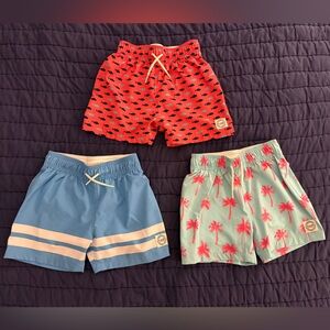 Lot of 3 Abercrombie Kids Swim Trunks